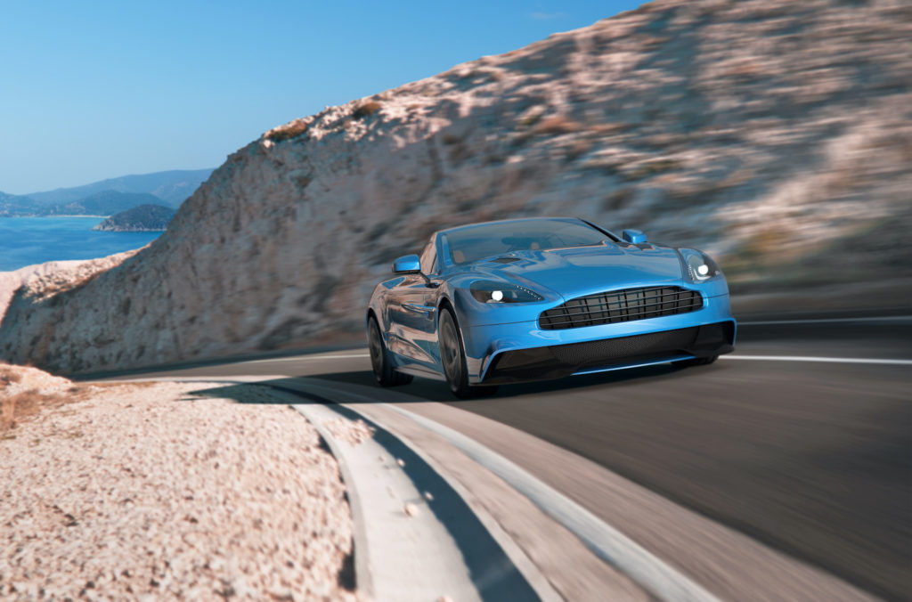luxury car sport mode