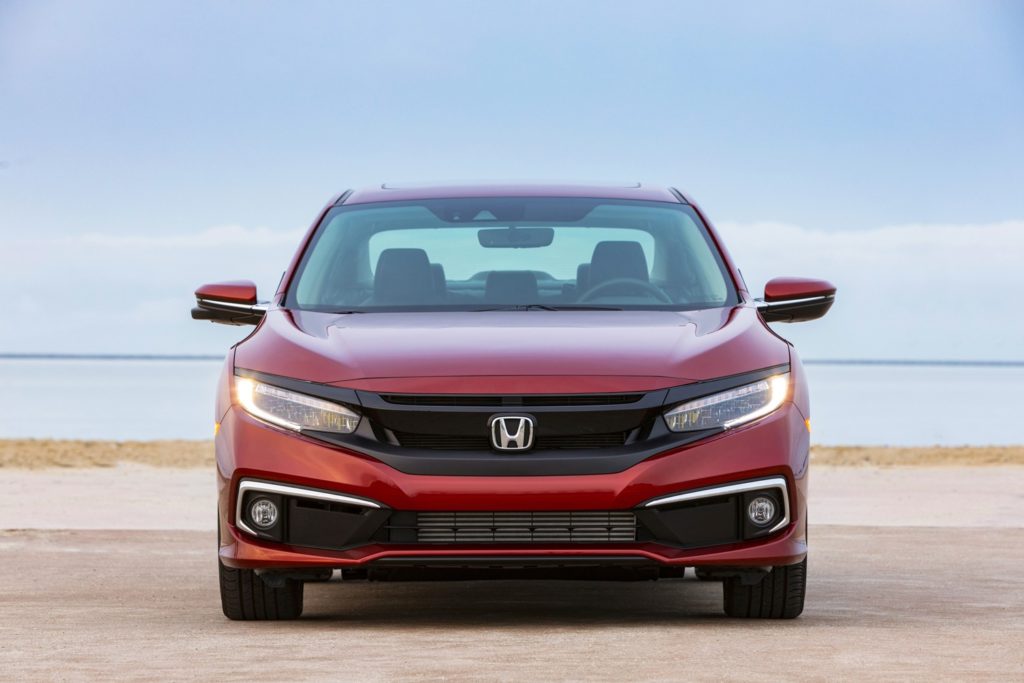 front view of honda civic sedan
