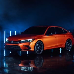 product shot of 2022 honda civic prototype