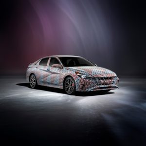 spy shot of new hyundai elantra n