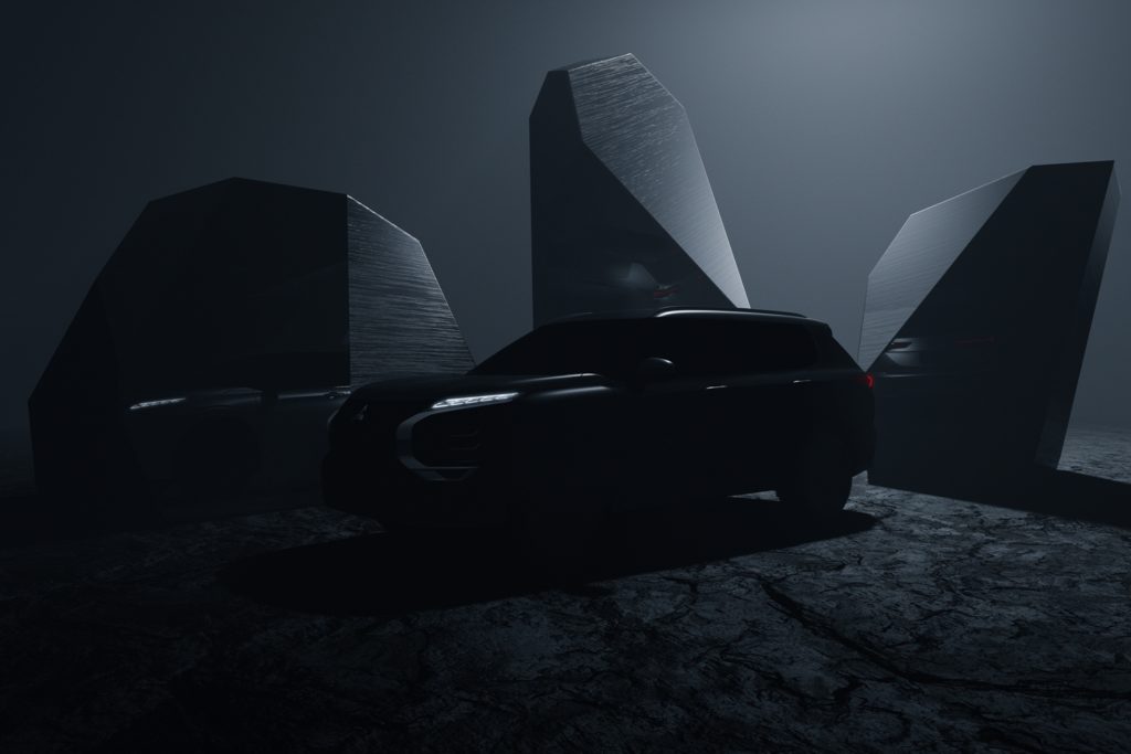 teaser of 2022 mitsubishi outlander