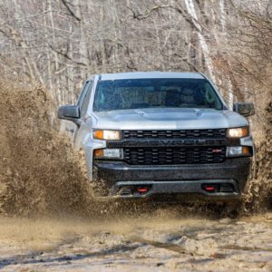 2020 chevrolet silverado trailboss in the mud
