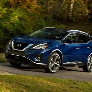 2021 nissan murano on the road