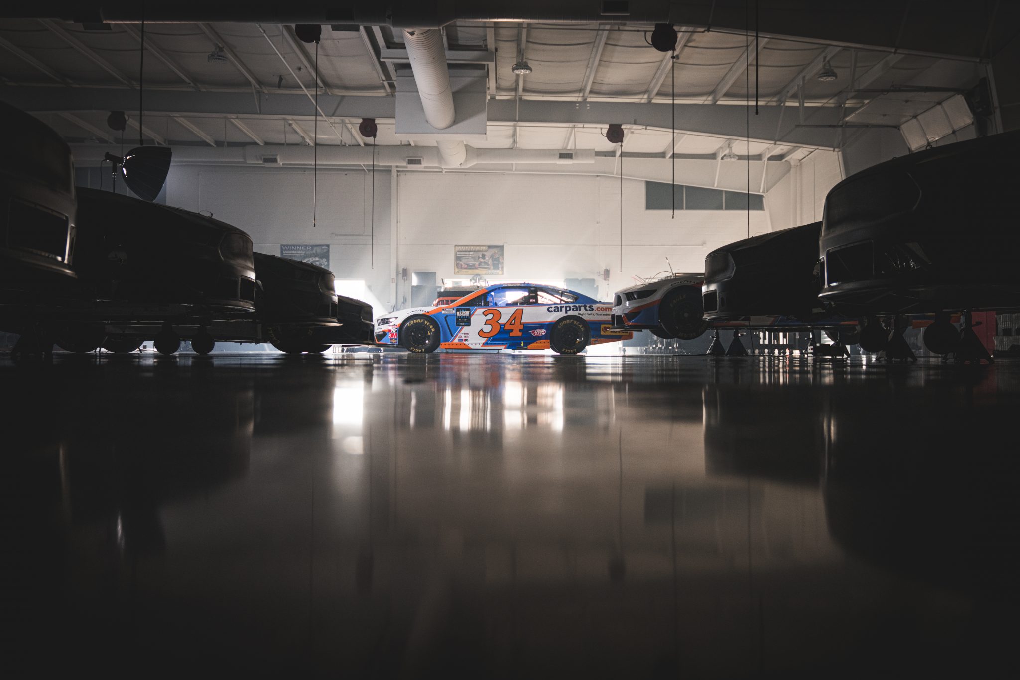 No. 34 CarParts.com Ford Mustang for May 17 race
