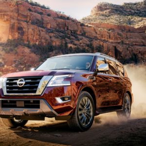 product shot of 2021 nissan armada