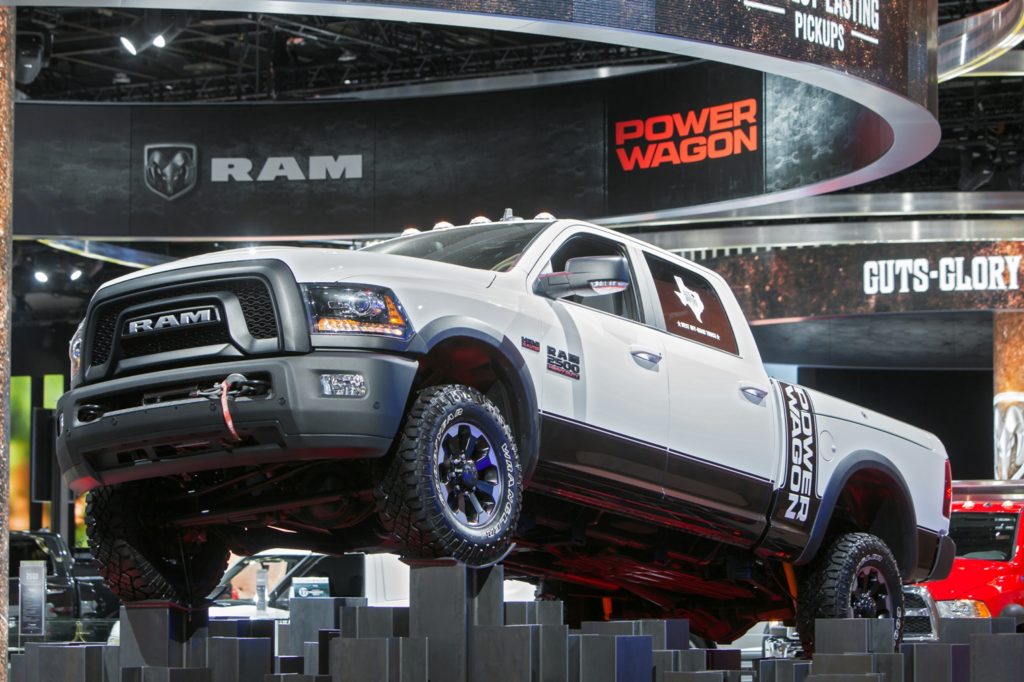 ram 2500 power wagon on display