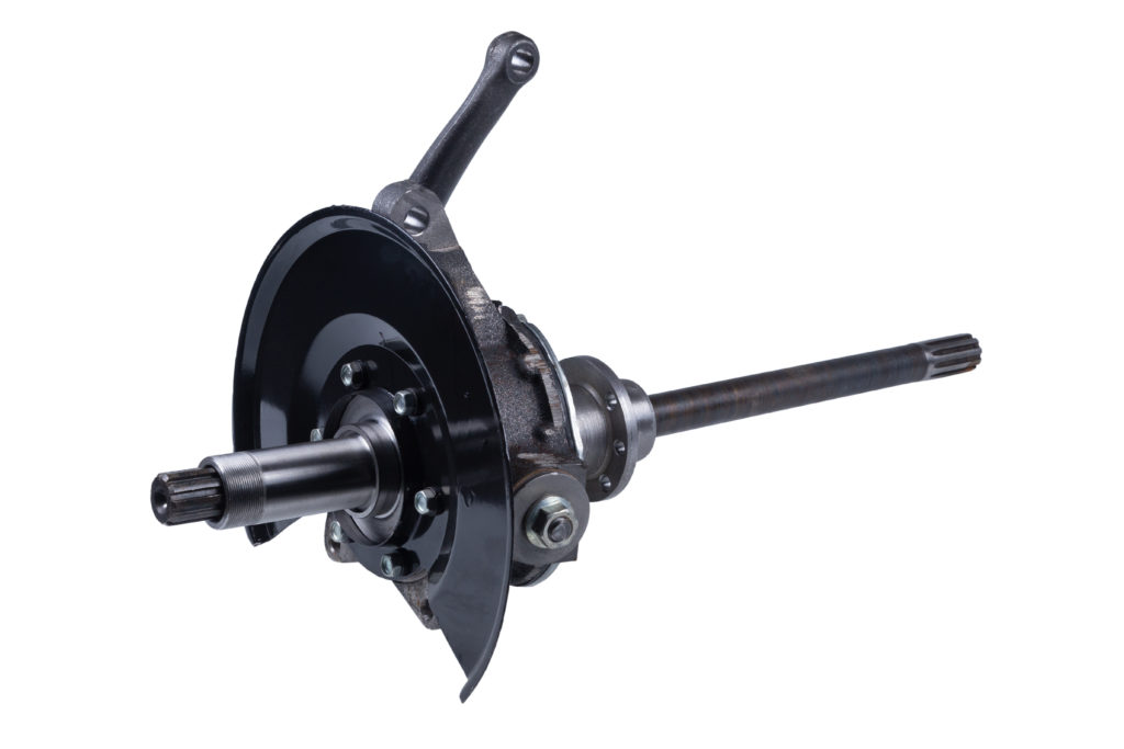 a car's steering knuckle