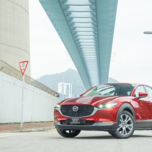 2020 mazda cx 30 parked outside