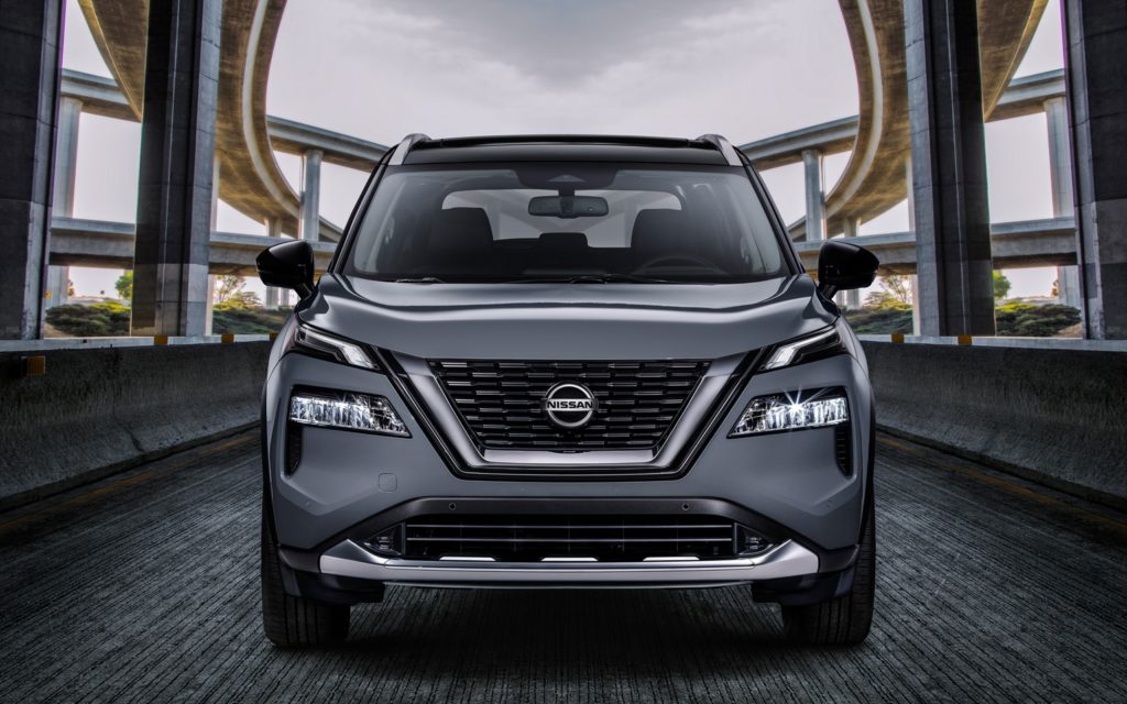 front shot of 2021 nissan rogue