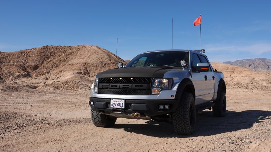 Ford F 150 Raptor SVT at off road