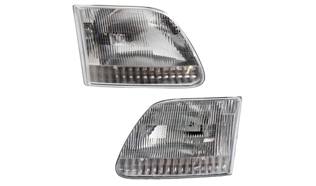 Replacement Driver and Passenger Side Halogen Headlight