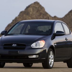 black 2010 hyundai accent