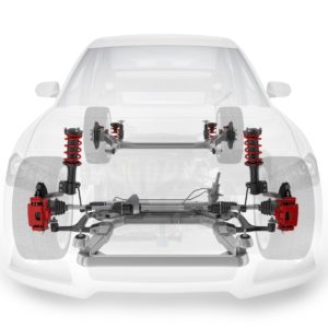 automotive front suspension image