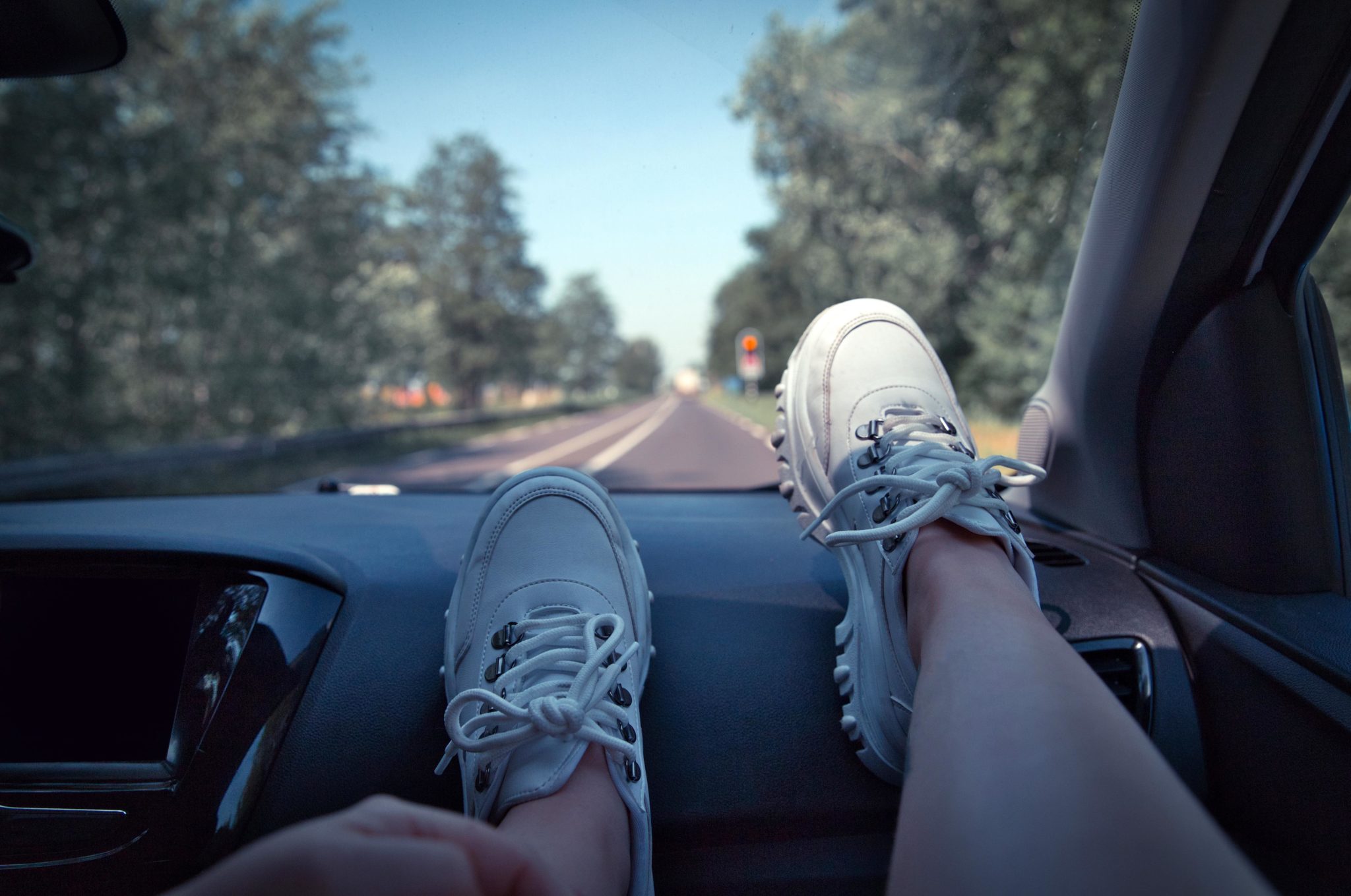 Why Car Passengers Should Never Put Their Feet Up On The Dashboard My