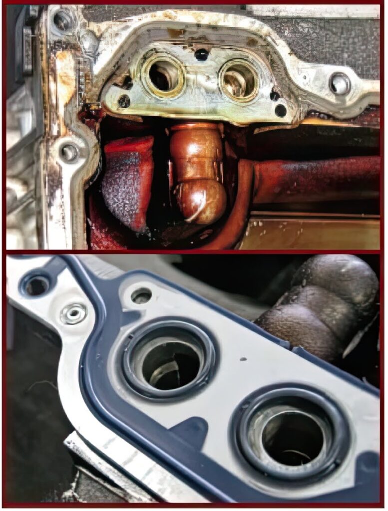 GM LS engine oil pan gasket segment