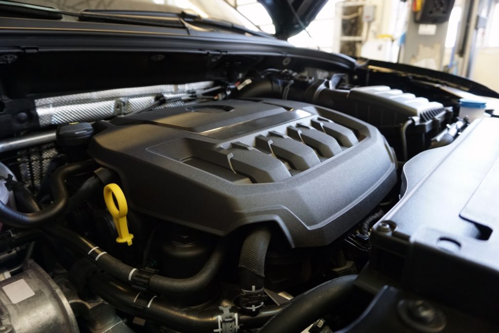 intake manifold of a car