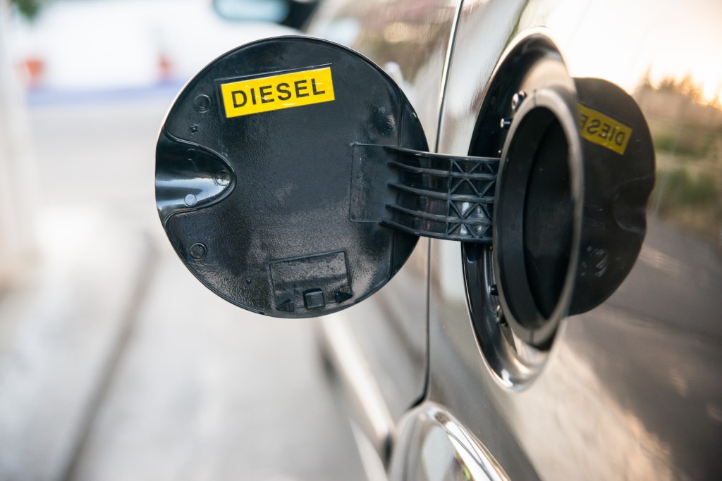 diesel engined car