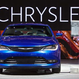 Blue Chysler 200 C