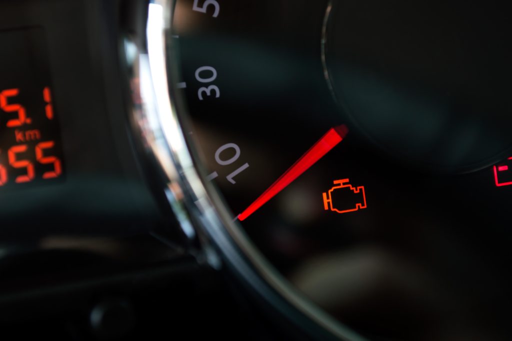Check Engine Light triggered by faulty part