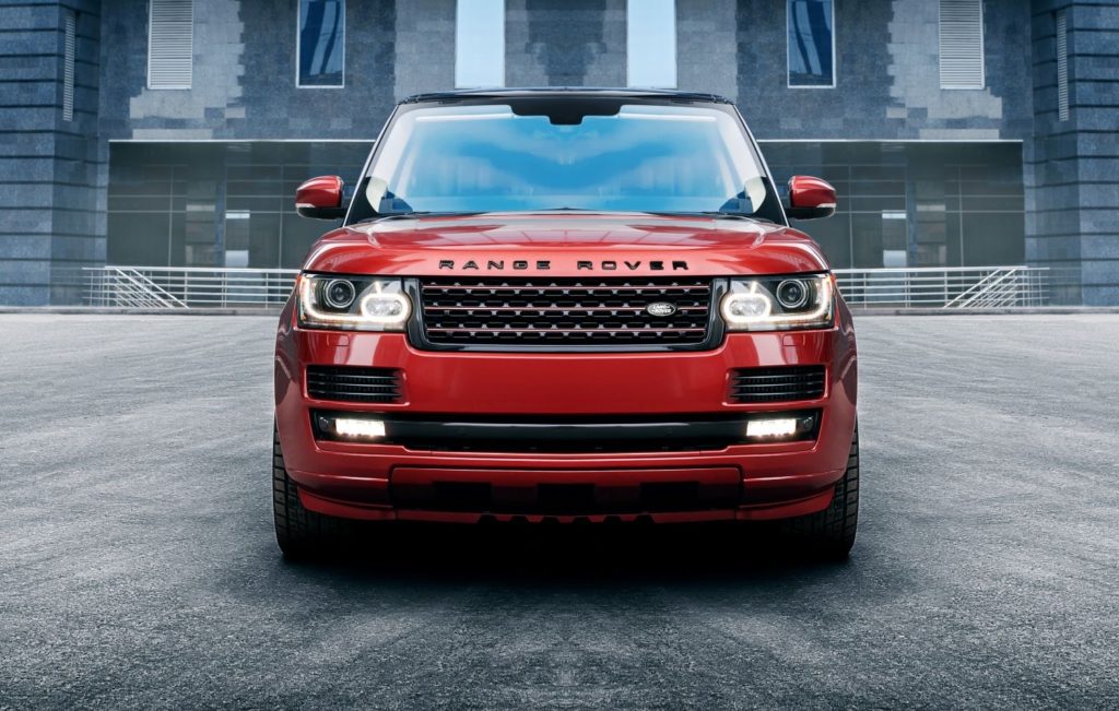 range rover front view