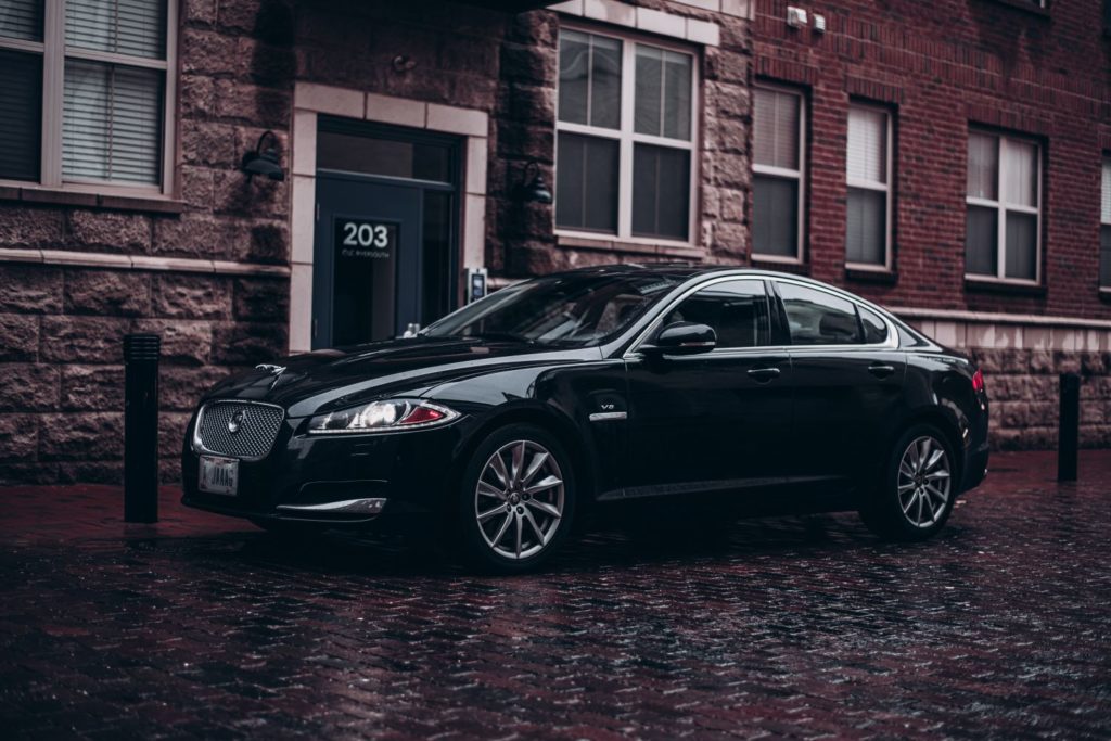 black jaguar xf