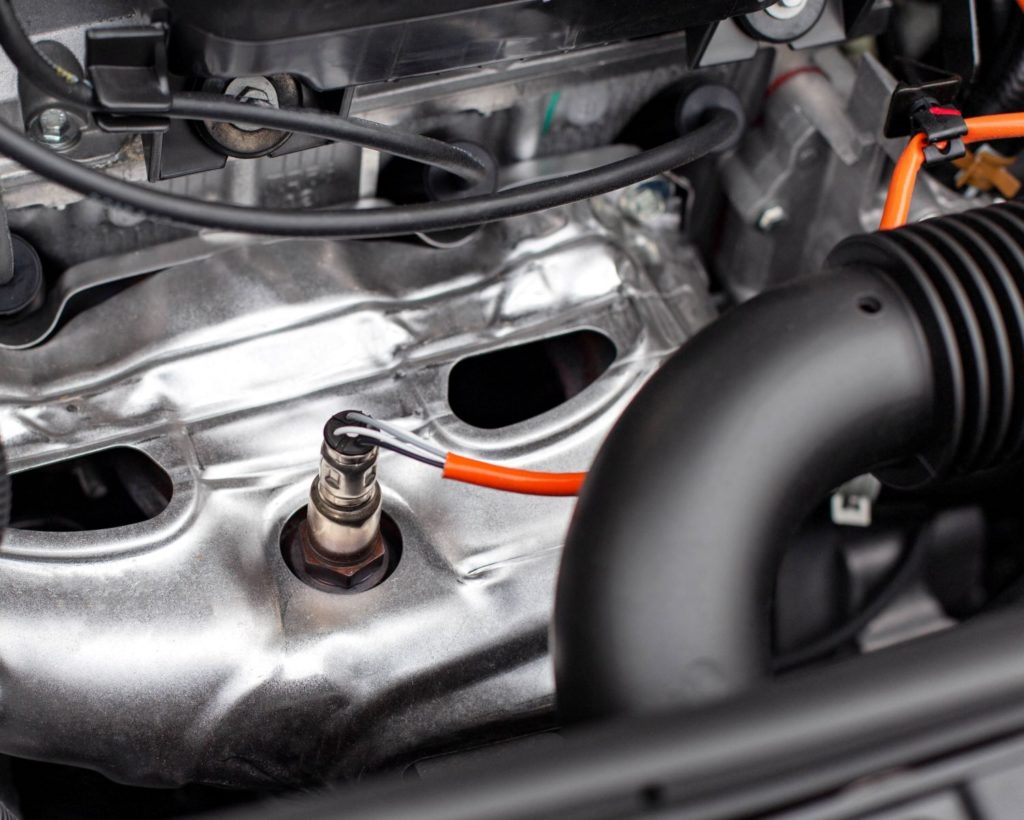 o2 sensor in an engine