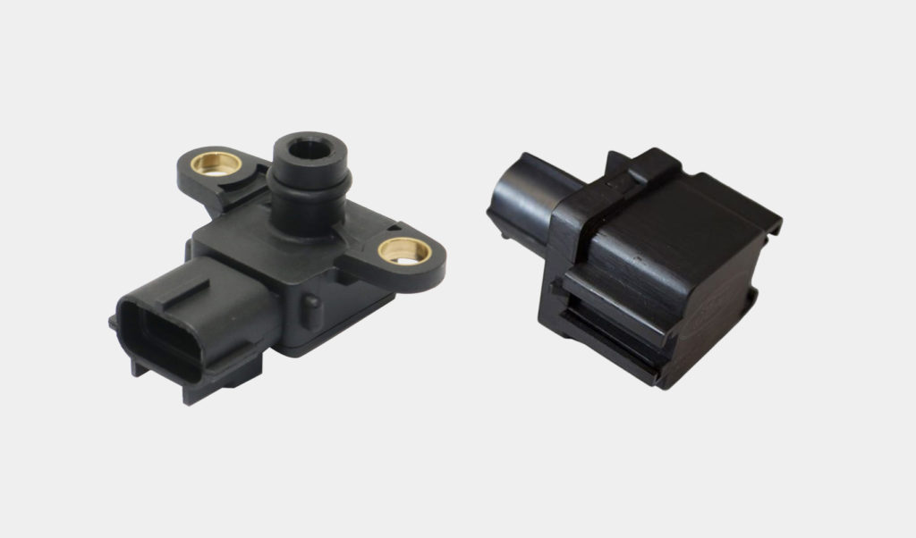 MAP Sensor and BARO Sensor in Isolated Gray Background