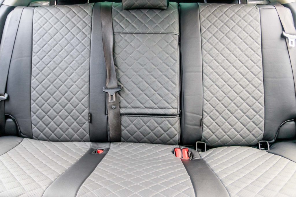 Universal Full Set Leather Car Seat Covers For Toyota 5-Seats Front Rear Black