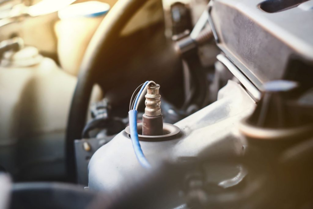 o2 sensor of a car