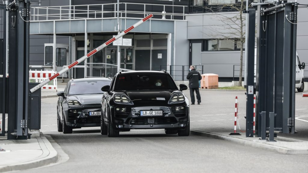 porsche macan ev test vehicle