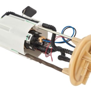 new car part fuel pump in white isolated background