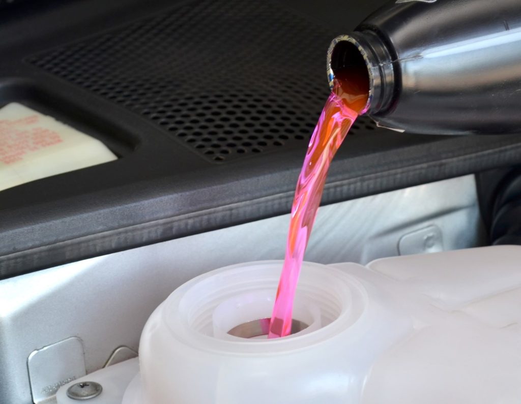 refilling coolant reservoir