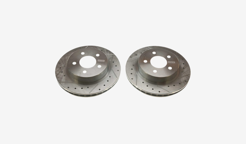 isolated image of powerstop brake disc or brake rotor