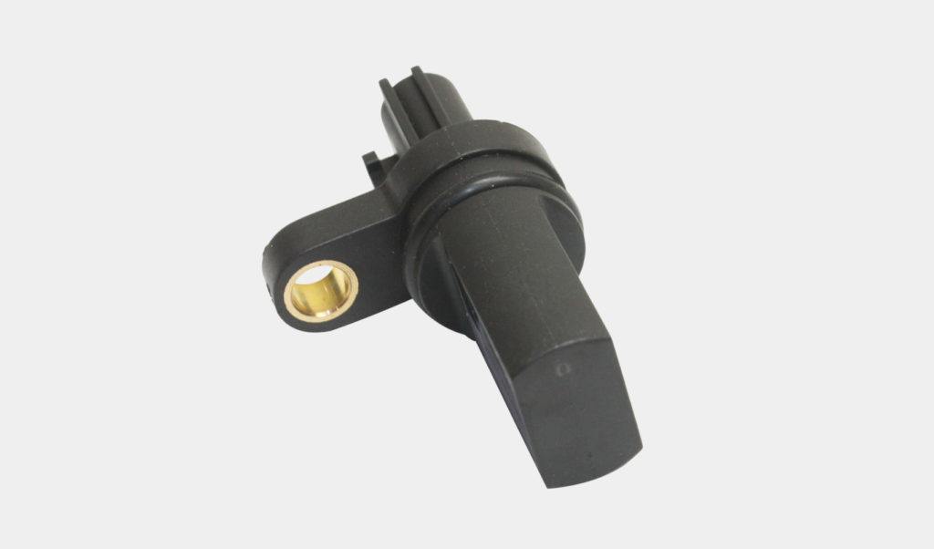 Car Crankshaft Position Sensor with White Background