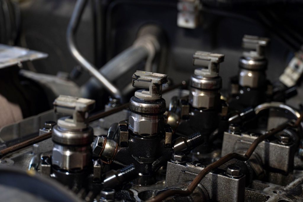 car cylinder with injectors