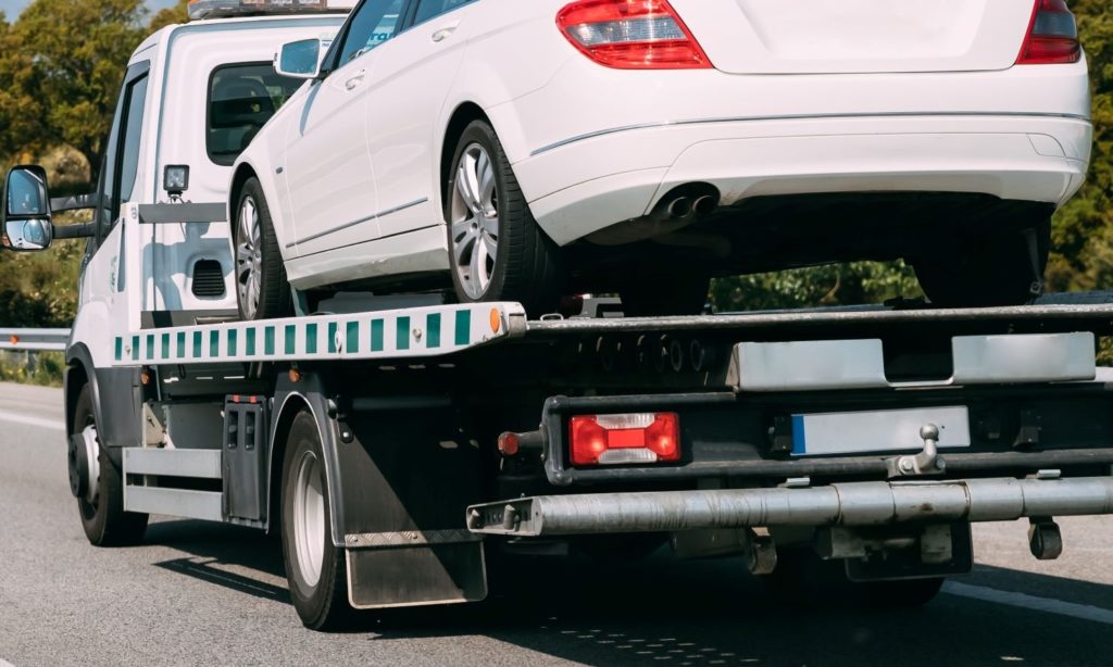 flatbed towing