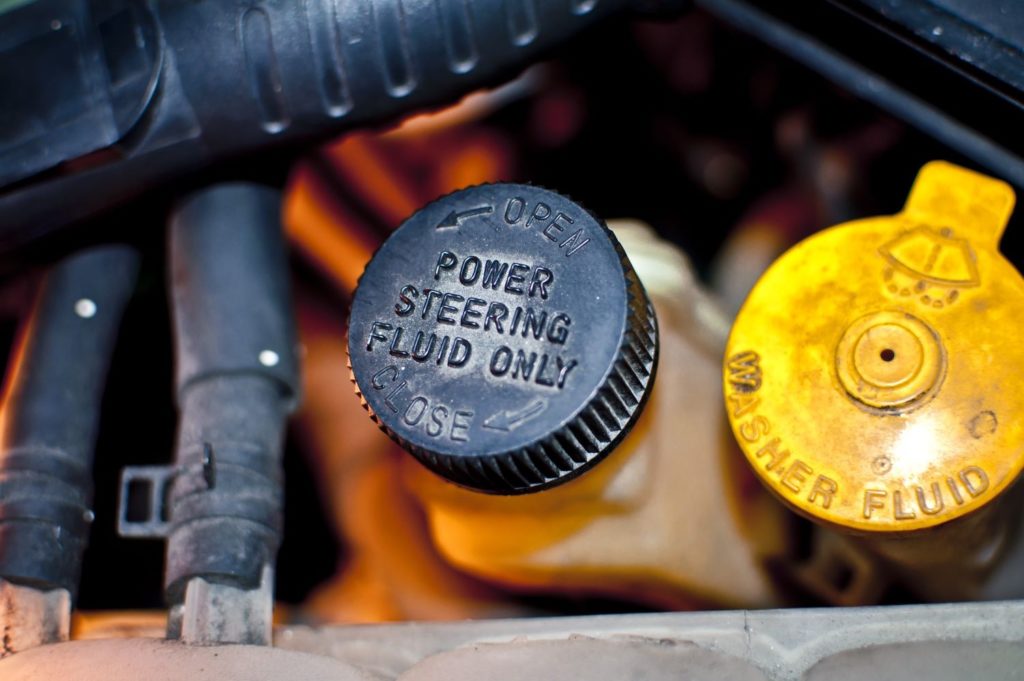 power steering fluid reservoir