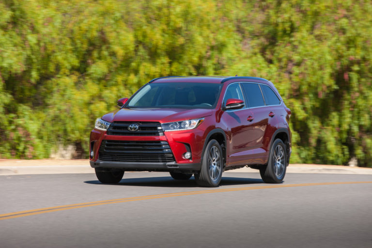 2018 TOYOTA HIGHLANDER SERVICE SCHEDULE visual data 6