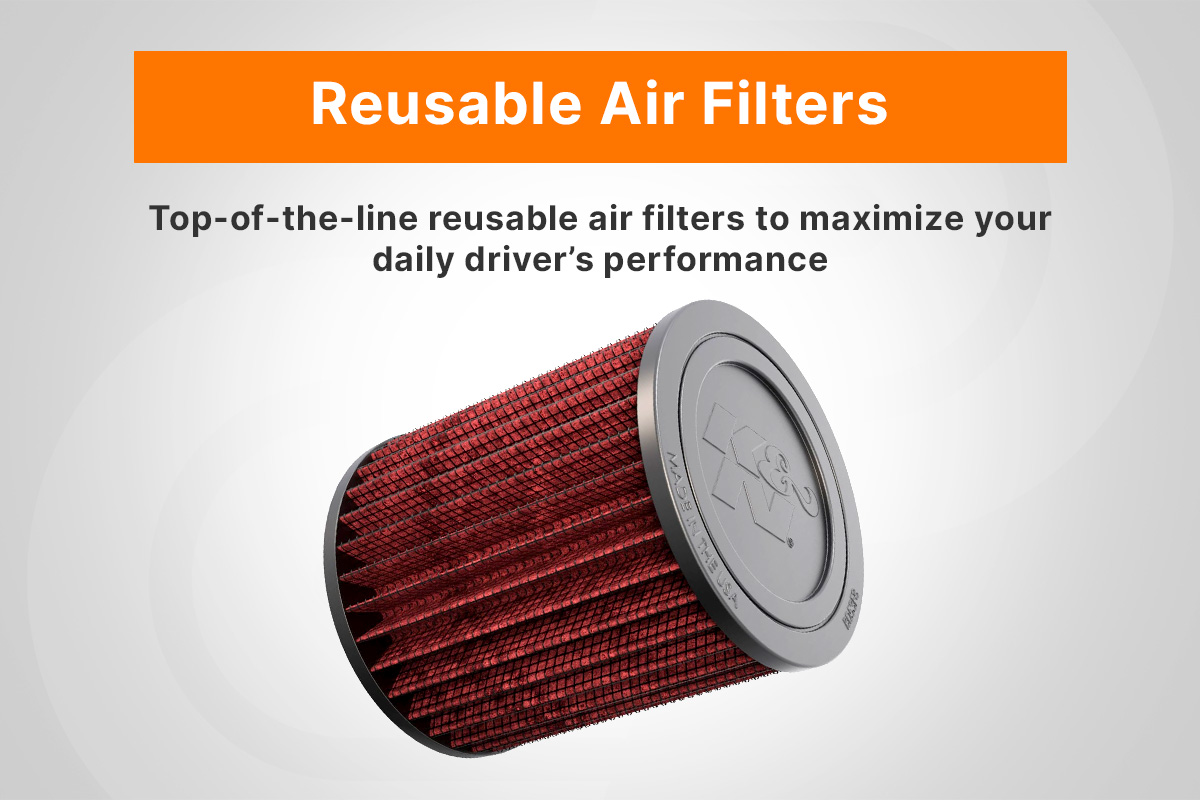 Reusable & Washable Air Filters OE Replacement, Performance