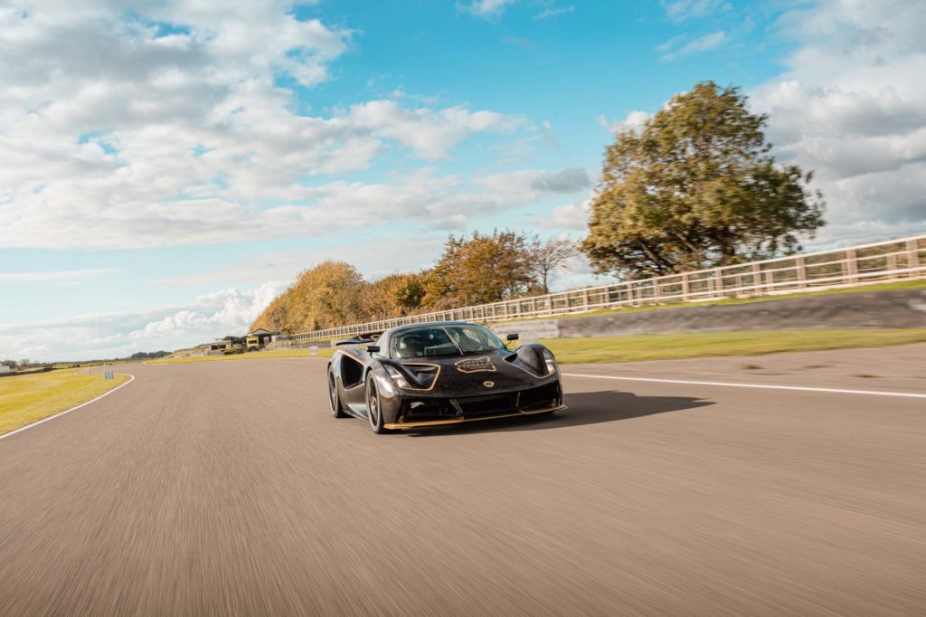 lotus evija running