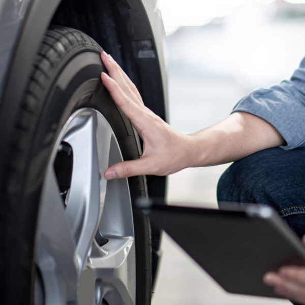 Where Is the Tire Pressure Sensor Located? In The Garage with