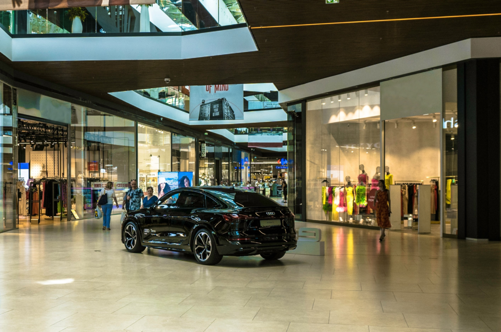 How Do They Get Cars in the Mall? In The Garage with