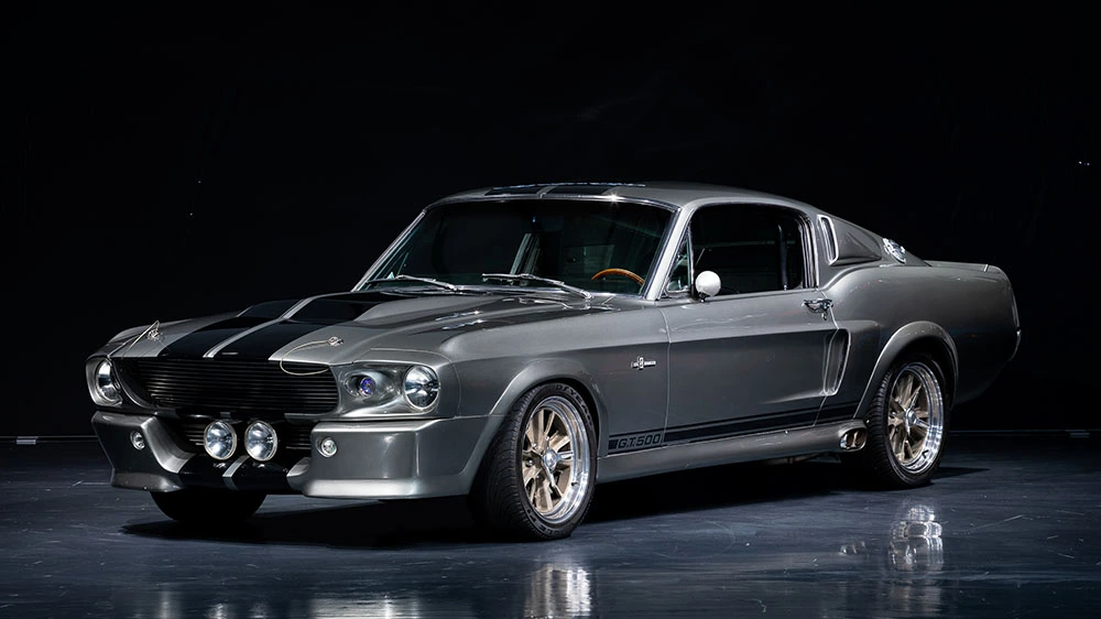 1967 ford mustang eleanor on display