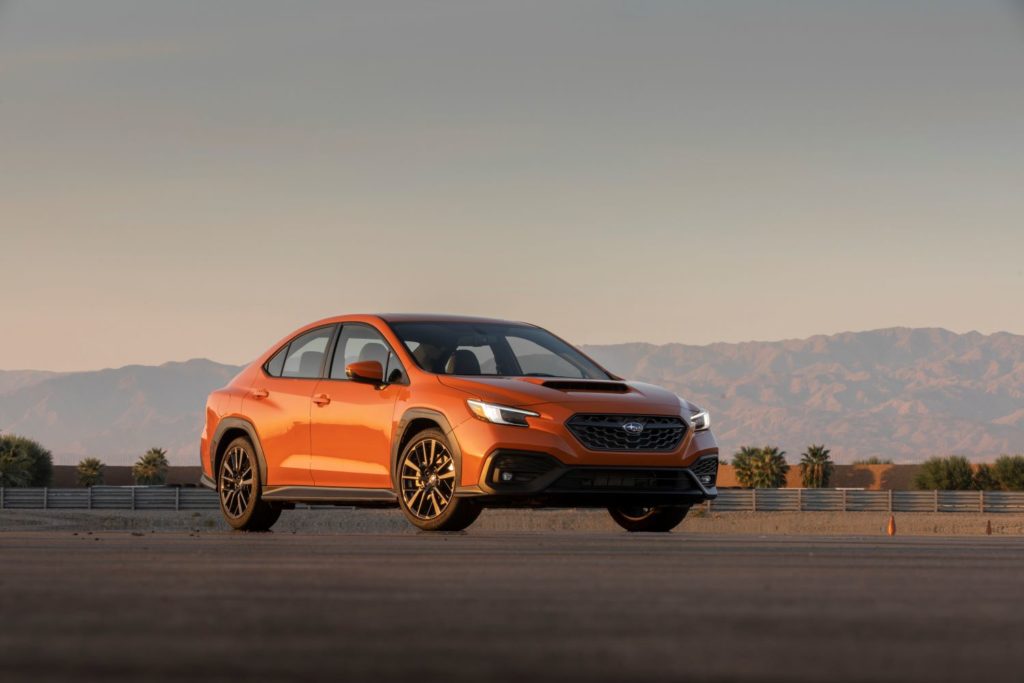 orange 2022 subaru wrx
