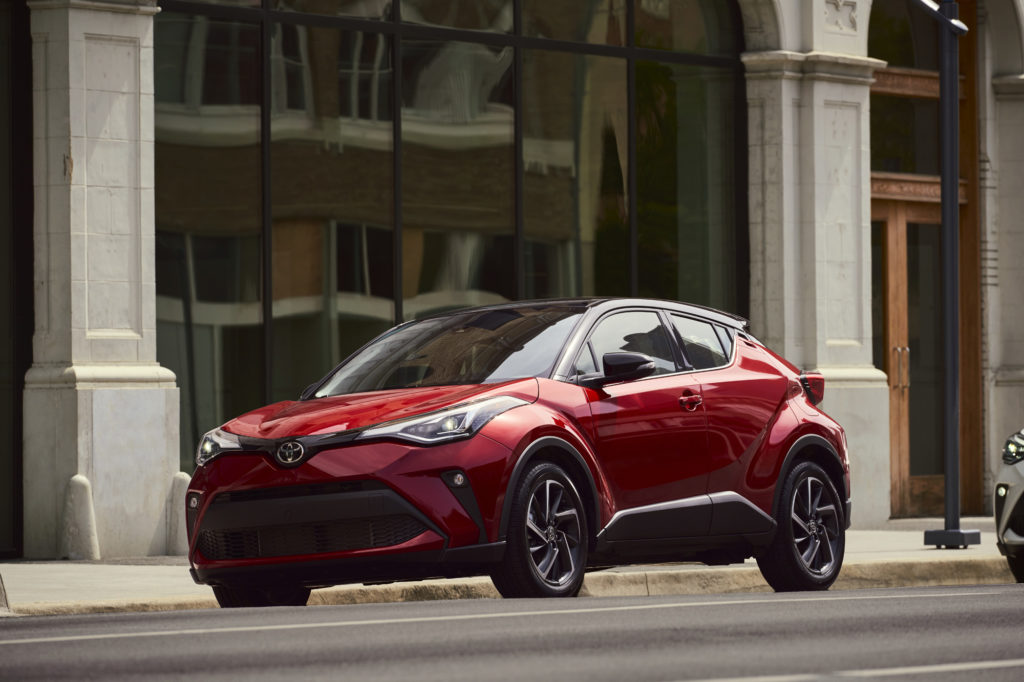 2022 toyota c hr red front view toyota usa newsroom