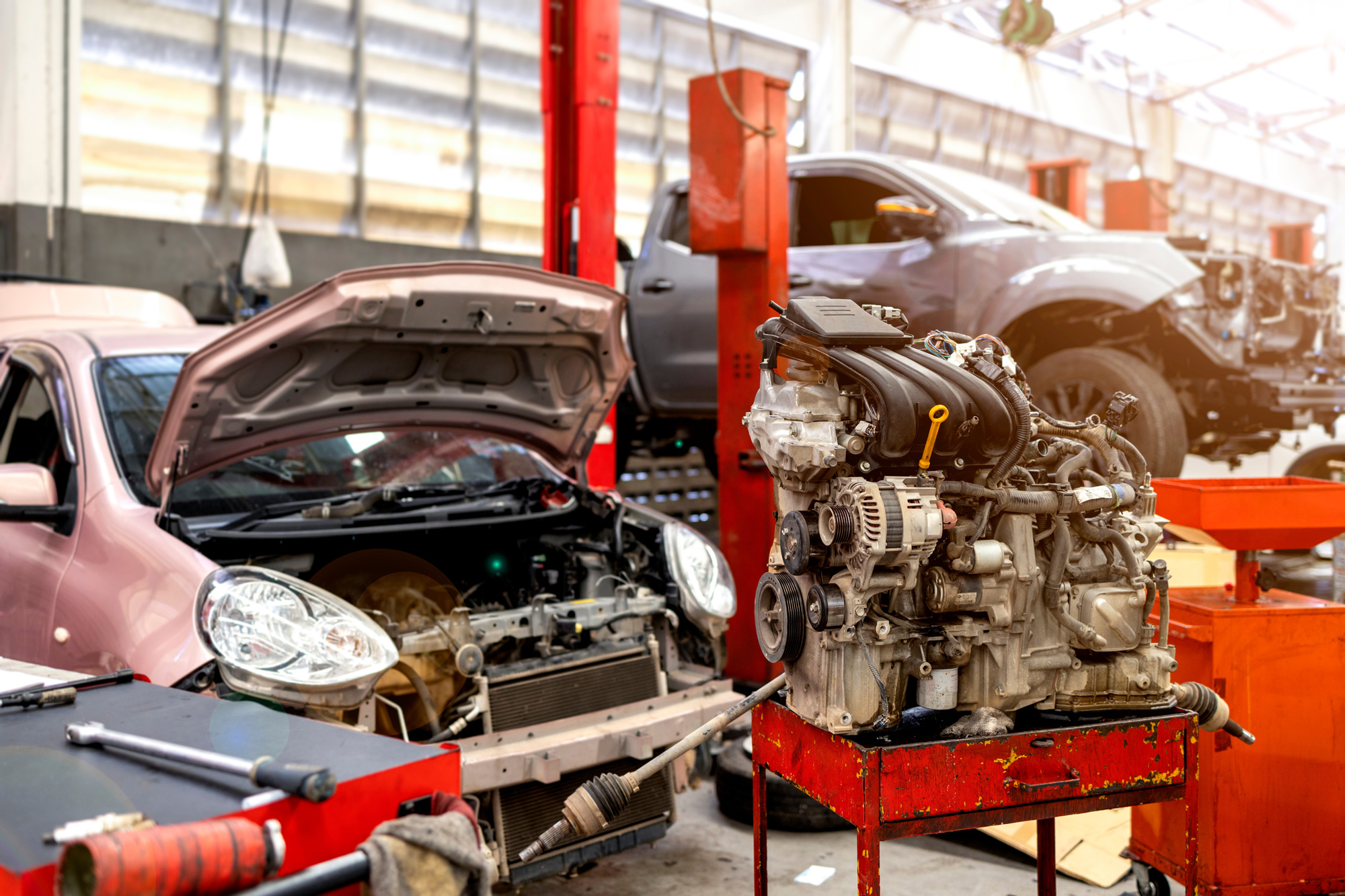What To Expect When Swapping an Engine In The Garage with