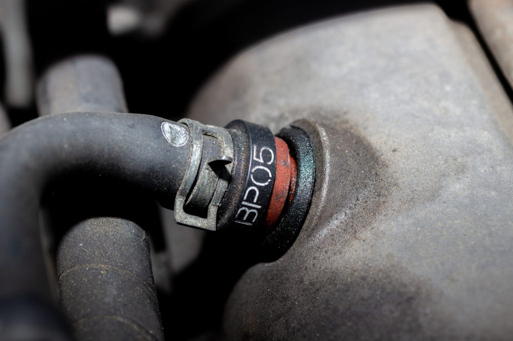 car pcv valve close up