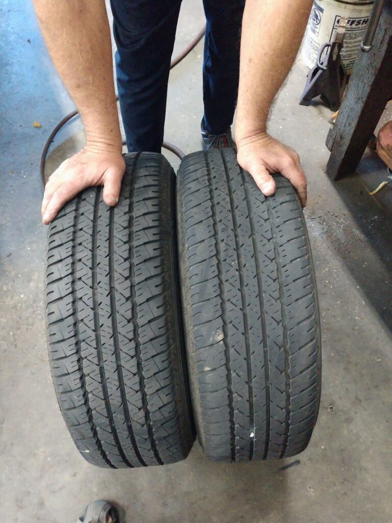 checking proper tire information