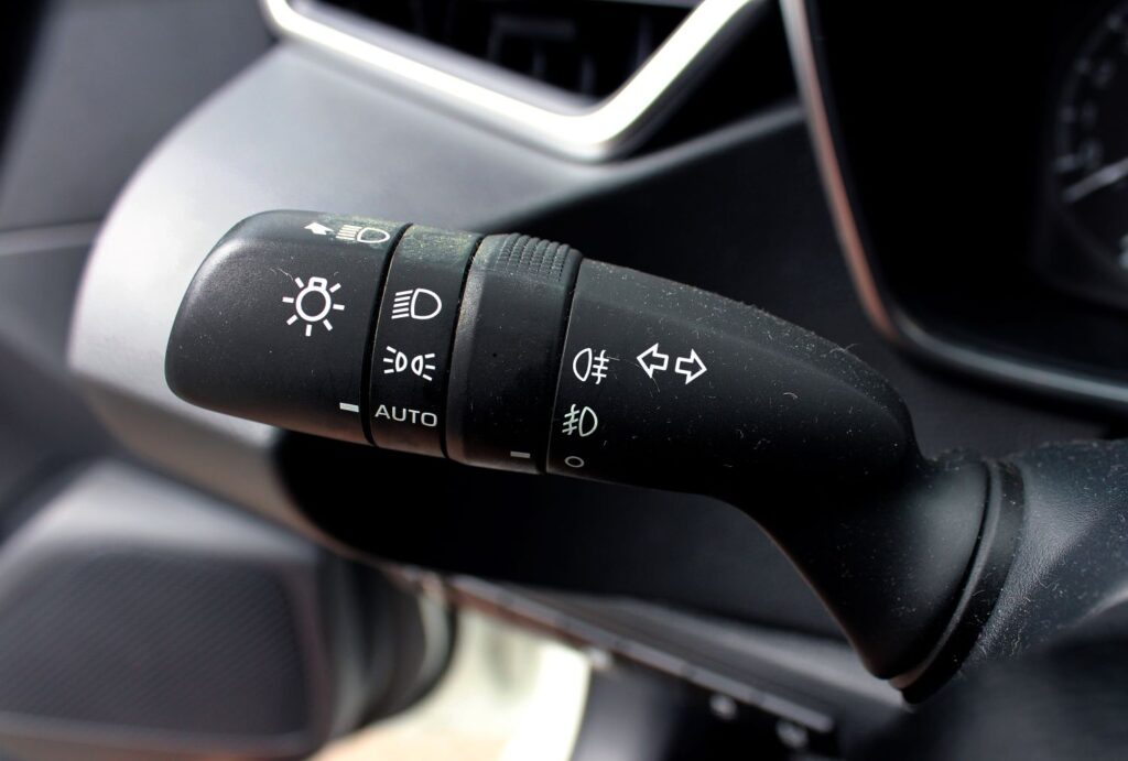 headlight and fog light switch