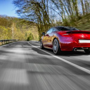sports car with high horsepower